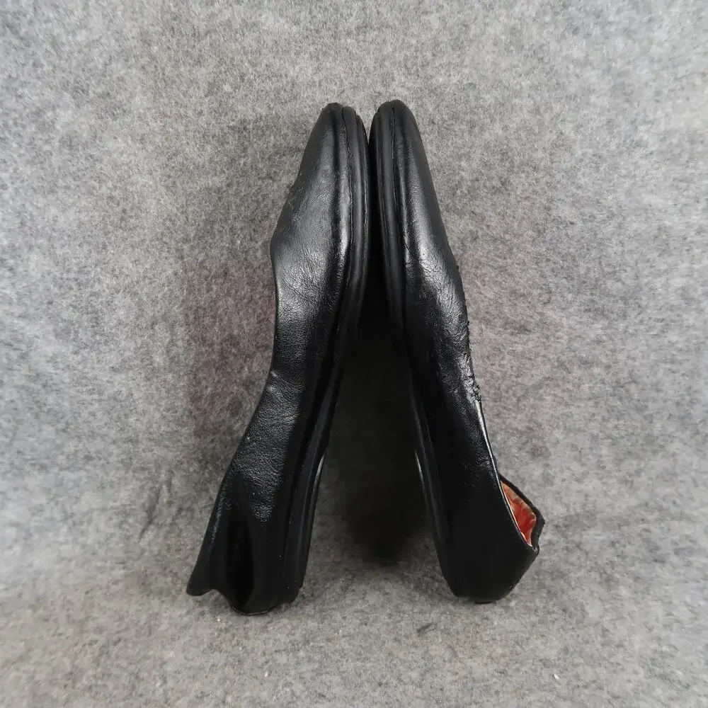 Little Angel Shoes Kids 2 Ballet Flats Slip On Black Round Toe Casual Classic